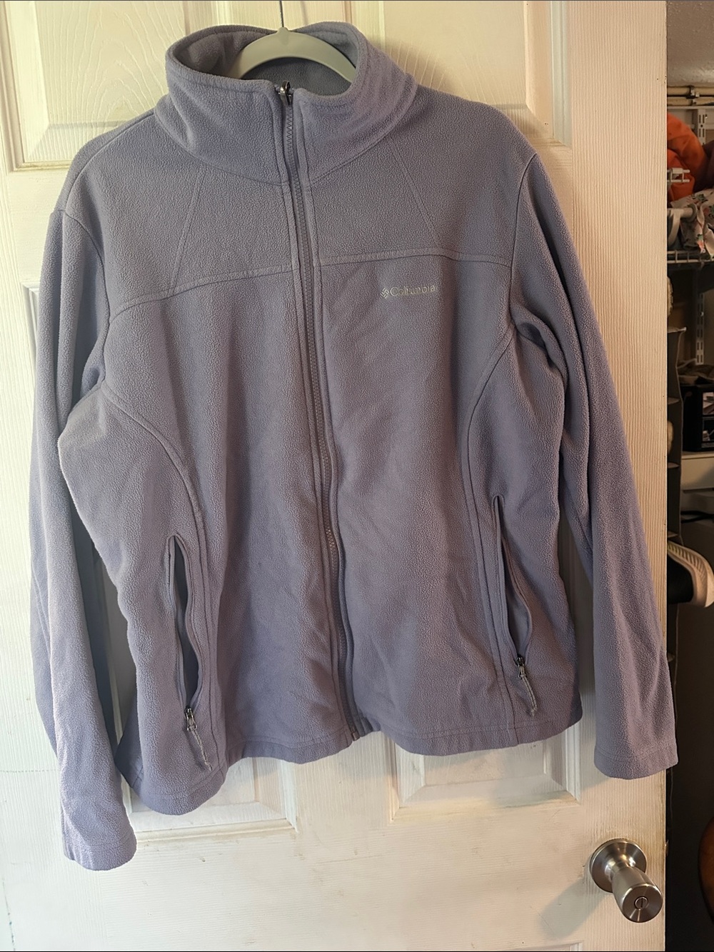 Columbia Light Purple Full-Zip Fleece Jacket